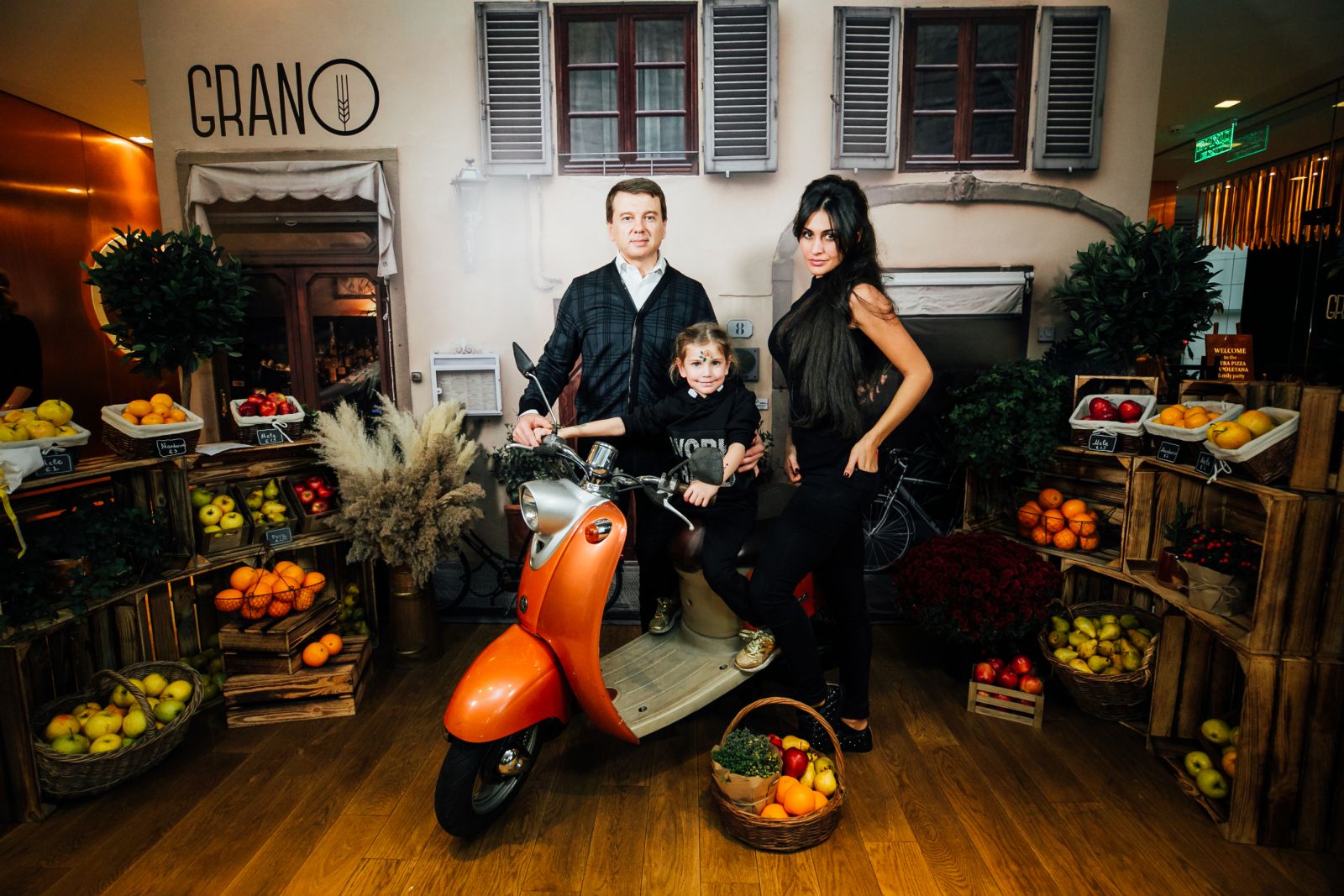 звезды на итальянском вечере в Grano